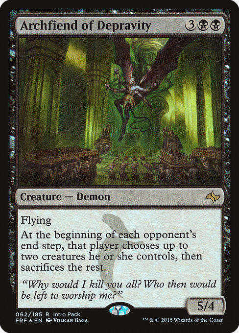Archfiend of Depravity [Fate Reforged Promos] | Gam3 Escape