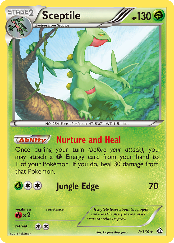 Sceptile (8/160) [XY: Primal Clash] | Gam3 Escape