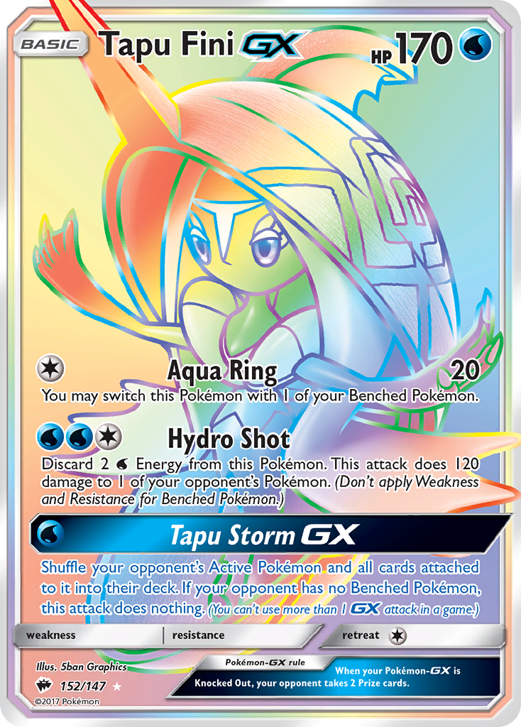 Tapu Fini GX (152/147) [Sun & Moon: Burning Shadows] | Gam3 Escape