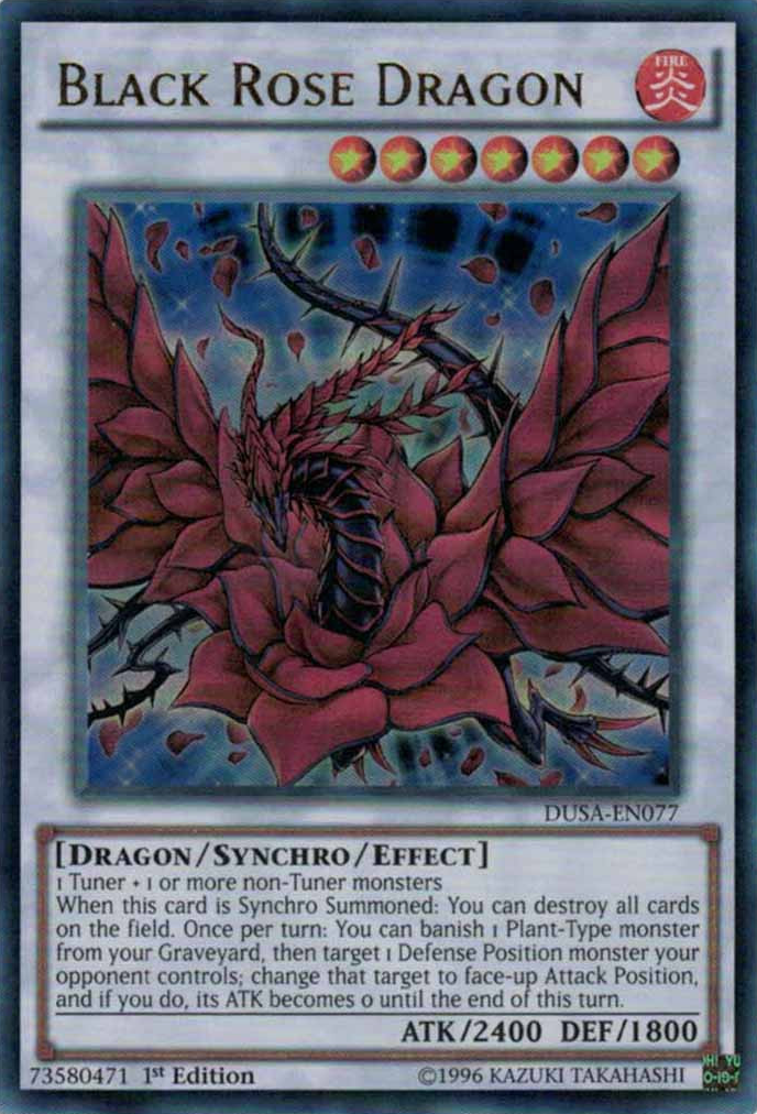 Black Rose Dragon [DUSA-EN077] Ultra Rare | Gam3 Escape