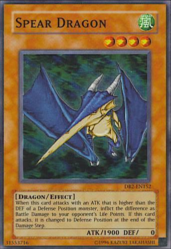 Spear Dragon [DB2-EN152] Super Rare | Gam3 Escape