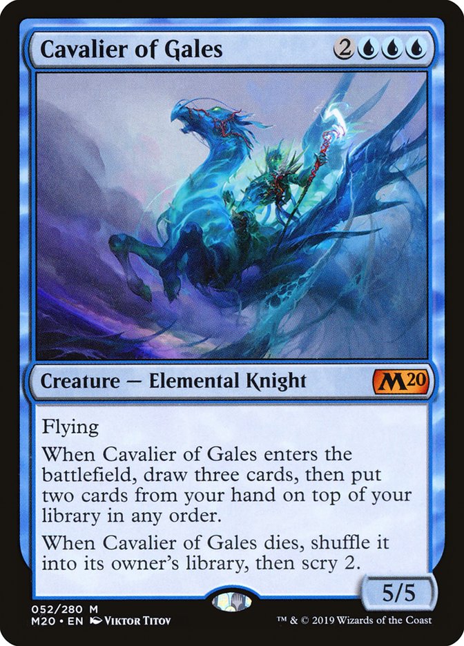 Cavalier of Gales [Core Set 2020] | Gam3 Escape