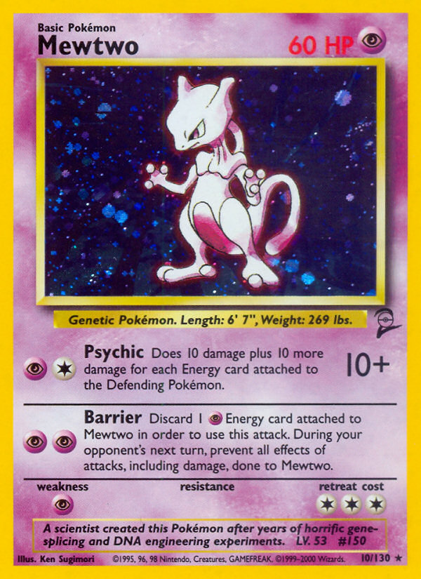 Mewtwo (10/130) [Base Set 2] | Gam3 Escape