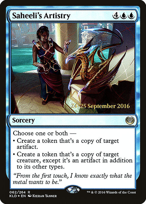 Saheeli's Artistry [Kaladesh Promos] | Gam3 Escape