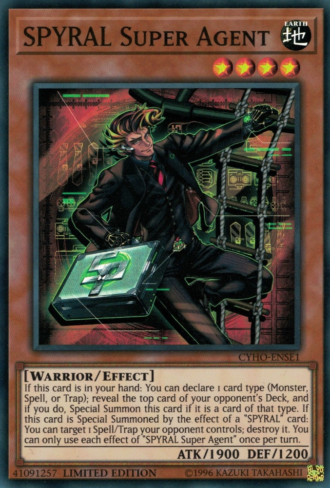 SPYRAL Super Agent [CYHO-ENSE1] Super Rare | Gam3 Escape