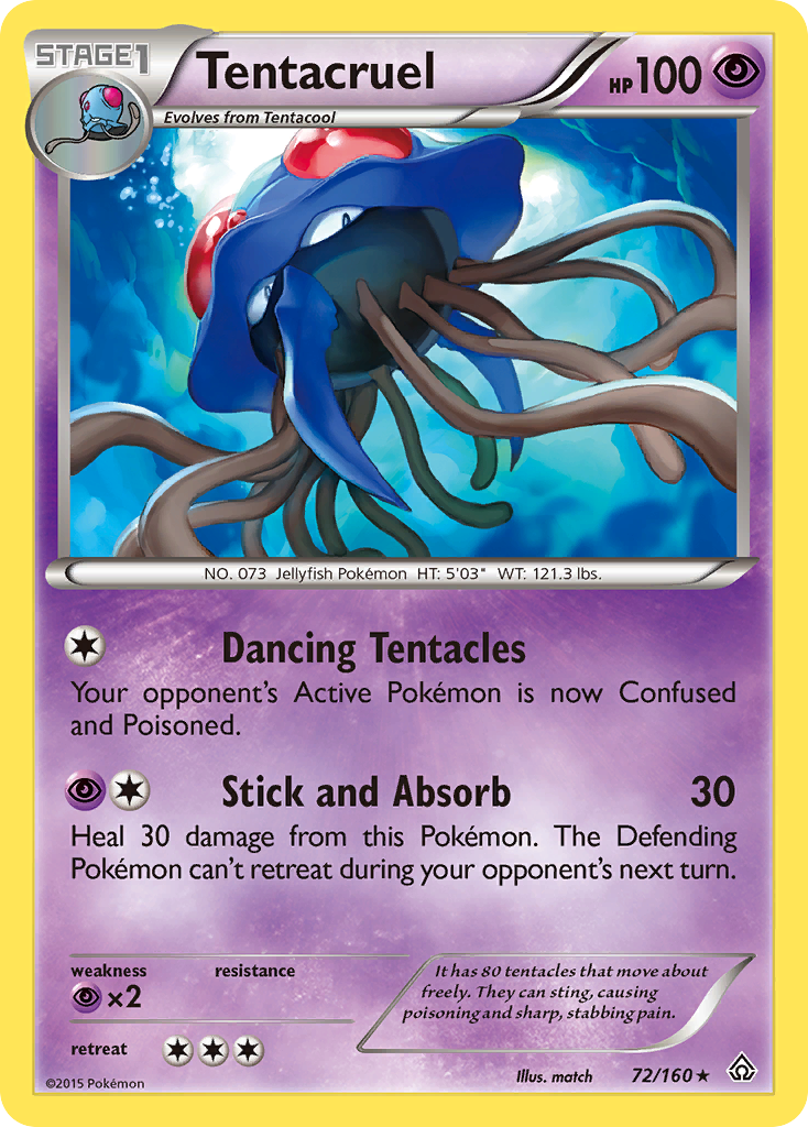 Tentacruel (72/160) [XY: Primal Clash] | Gam3 Escape