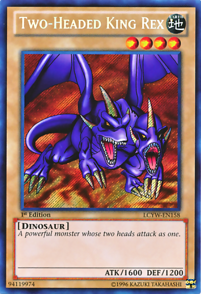 Two-Headed King Rex [LCYW-EN158] Secret Rare | Gam3 Escape