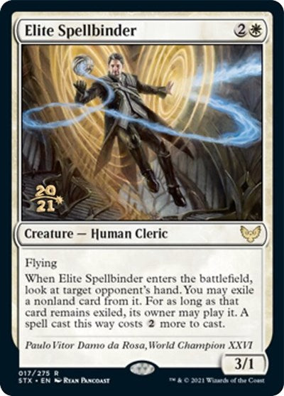 Elite Spellbinder [Strixhaven: School of Mages Prerelease Promos] | Gam3 Escape