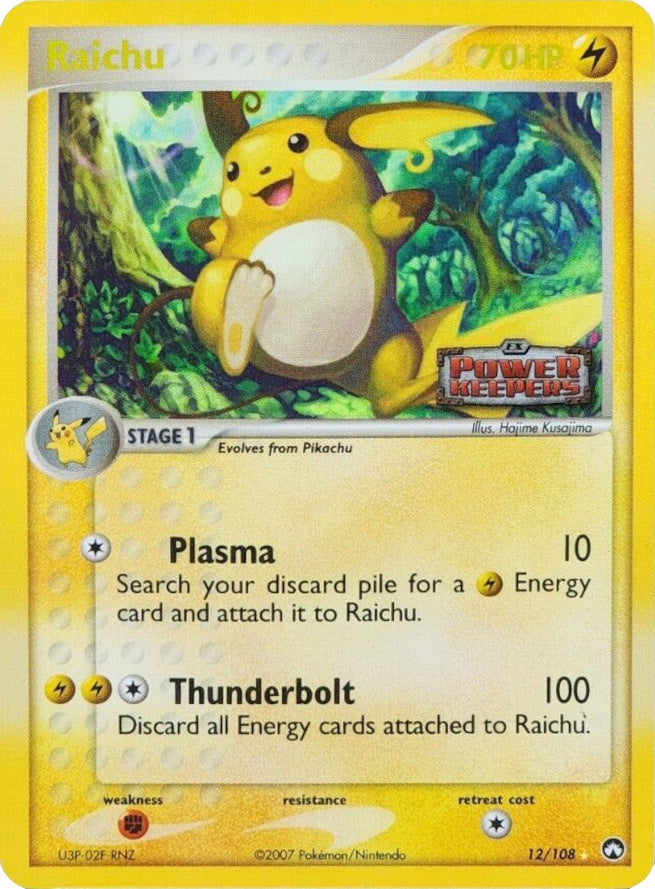 Raichu (12/108) (Stamped) [EX: Power Keepers] | Gam3 Escape