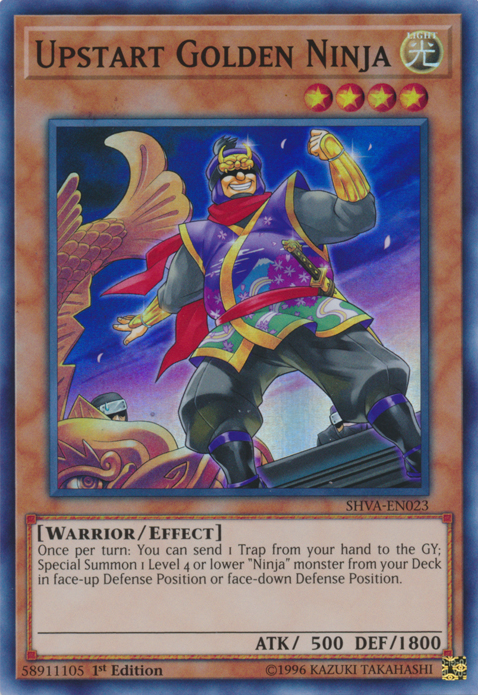 Upstart Golden Ninja [SHVA-EN023] Super Rare | Gam3 Escape