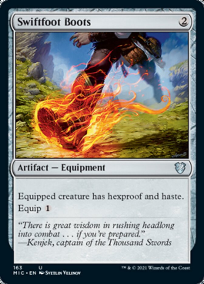 Swiftfoot Boots [Innistrad: Midnight Hunt Commander] | Gam3 Escape