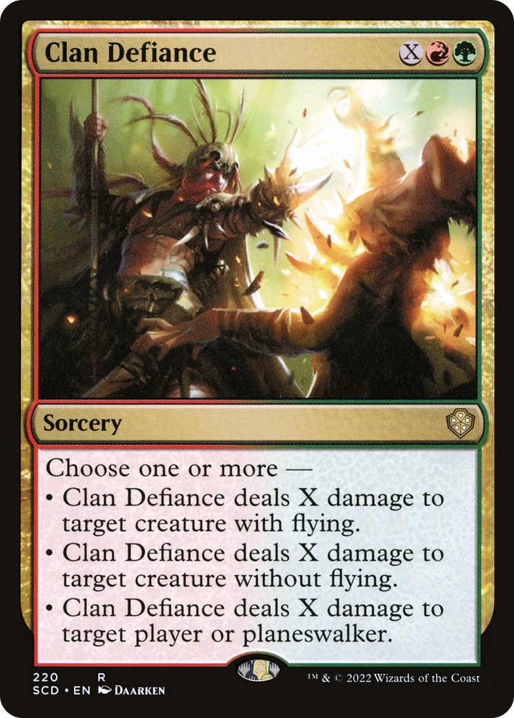 Clan Defiance [Starter Commander Decks] | Gam3 Escape