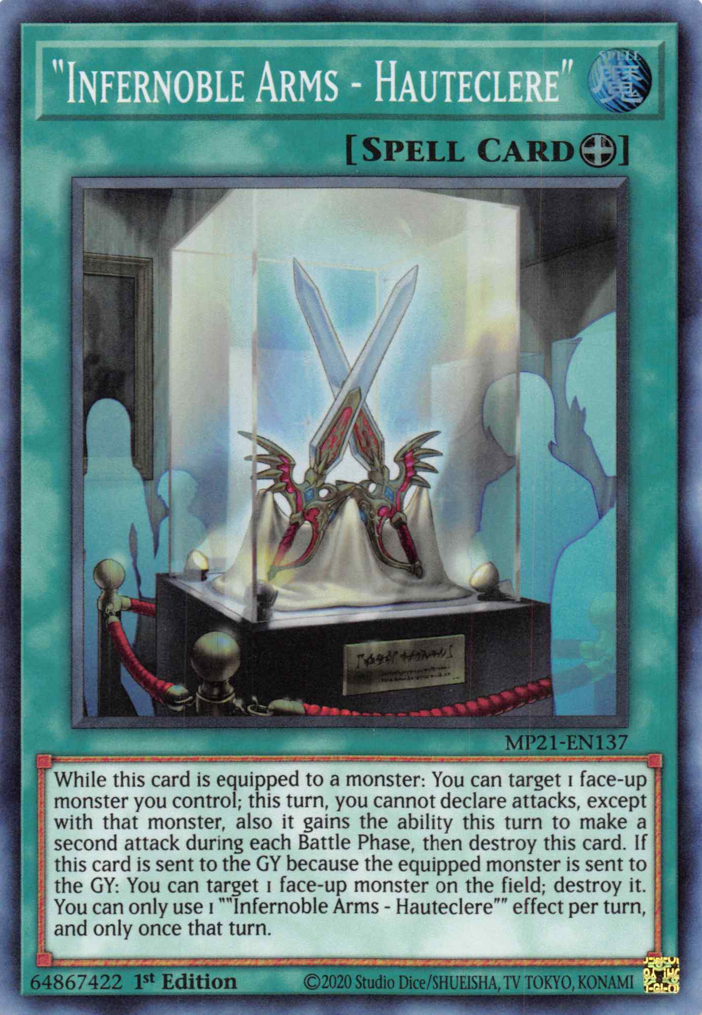 Infernoble Arms - Hauteclere [MP21-EN137] Super Rare | Gam3 Escape