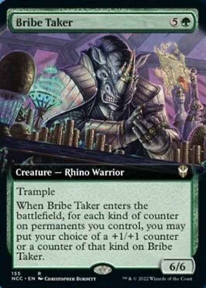 Bribe Taker (Extended Art) [Streets of New Capenna Commander] | Gam3 Escape