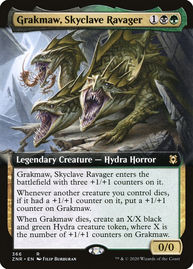 Grakmaw, Skyclave Ravager (Extended Art) [Zendikar Rising] | Gam3 Escape