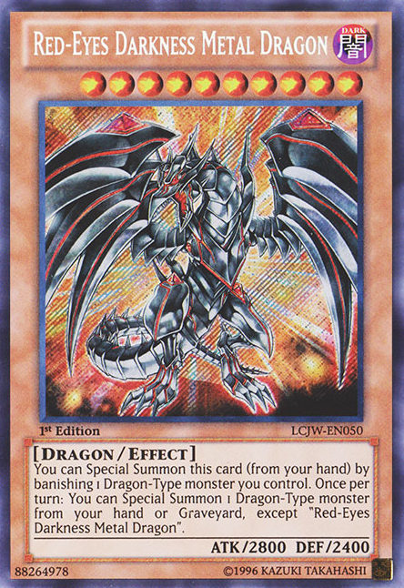 Red-Eyes Darkness Metal Dragon [LCJW-EN050] Secret Rare | Gam3 Escape