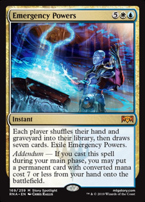 Emergency Powers [Ravnica Allegiance] | Gam3 Escape