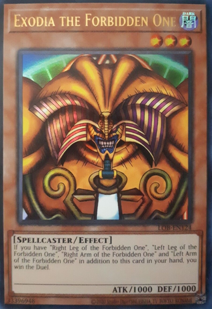 Exodia the Forbidden One (25th Anniversary) [LOB-EN124] Ultra Rare | Gam3 Escape