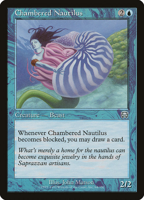 Chambered Nautilus [Mercadian Masques] | Gam3 Escape