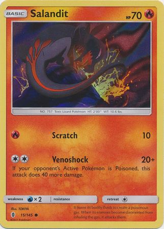 Salandit (15/145) (Collection Promo) [Sun & Moon: Guardians Rising] | Gam3 Escape