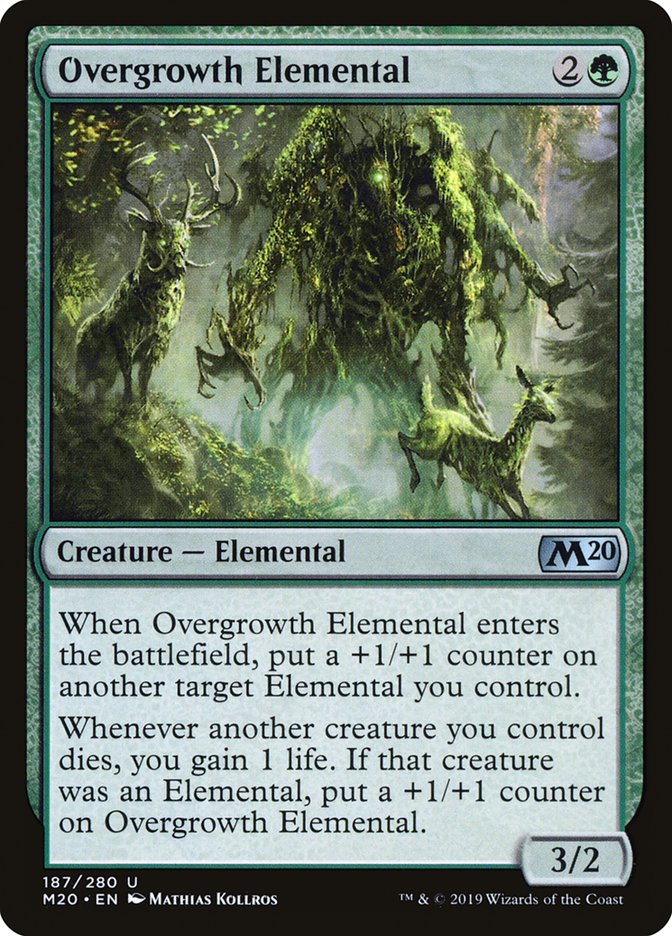 Overgrowth Elemental [Core Set 2020] | Gam3 Escape