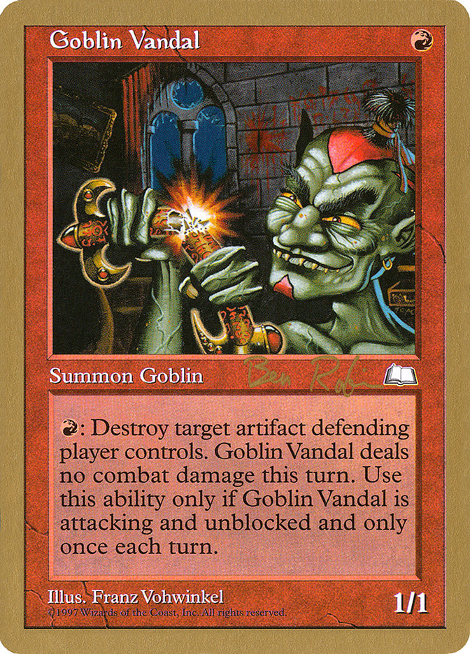 Goblin Vandal (Ben Rubin) [World Championship Decks 1998] | Gam3 Escape