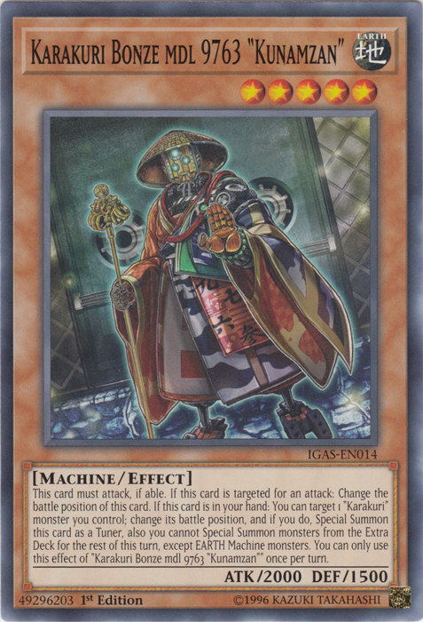 Karakuri Bonze mdl 9763 "Kunamzan" [IGAS-EN014] Common | Gam3 Escape