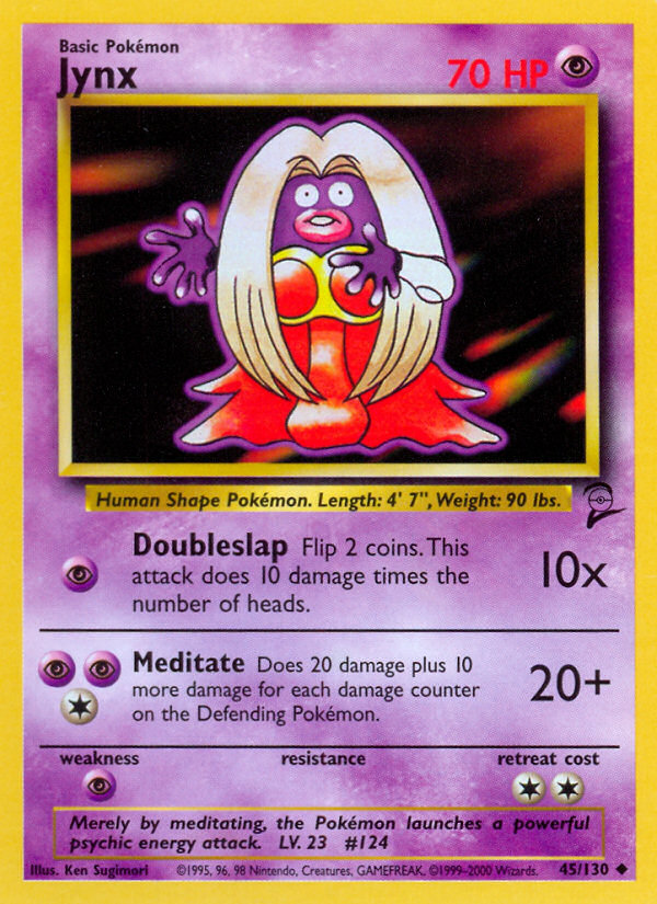 Jynx (45/130) [Base Set 2] | Gam3 Escape