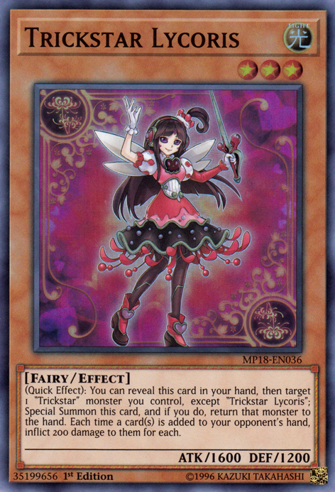 Trickstar Lycoris [MP18-EN036] Super Rare | Gam3 Escape