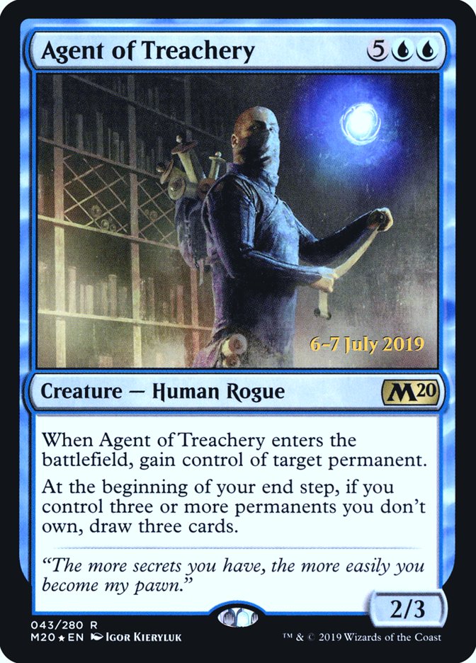 Agent of Treachery  [Core Set 2020 Prerelease Promos] | Gam3 Escape