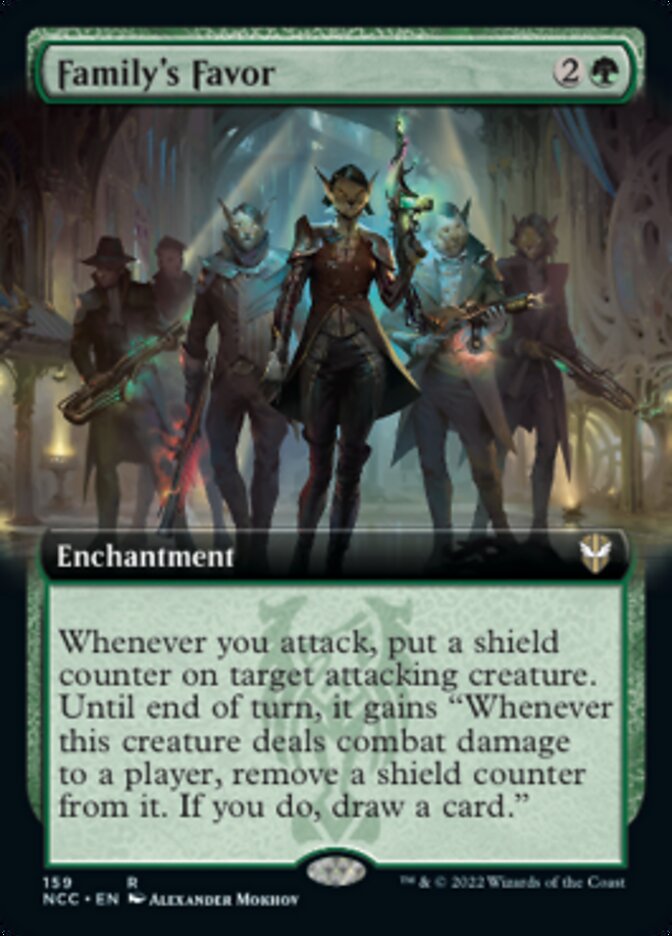 Family's Favor (Extended Art) [Streets of New Capenna Commander] | Gam3 Escape