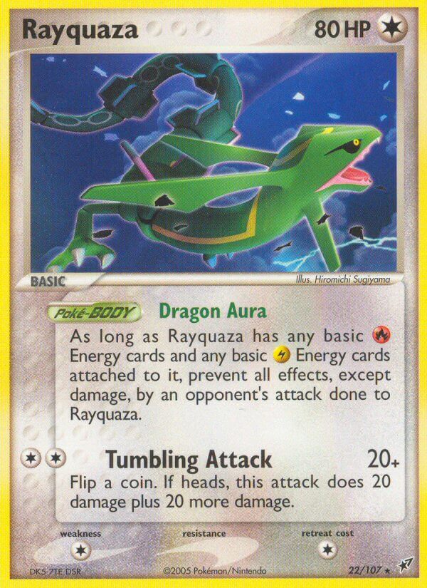 Rayquaza (22/107) (Theme Deck Exclusive) [EX: Deoxys] | Gam3 Escape