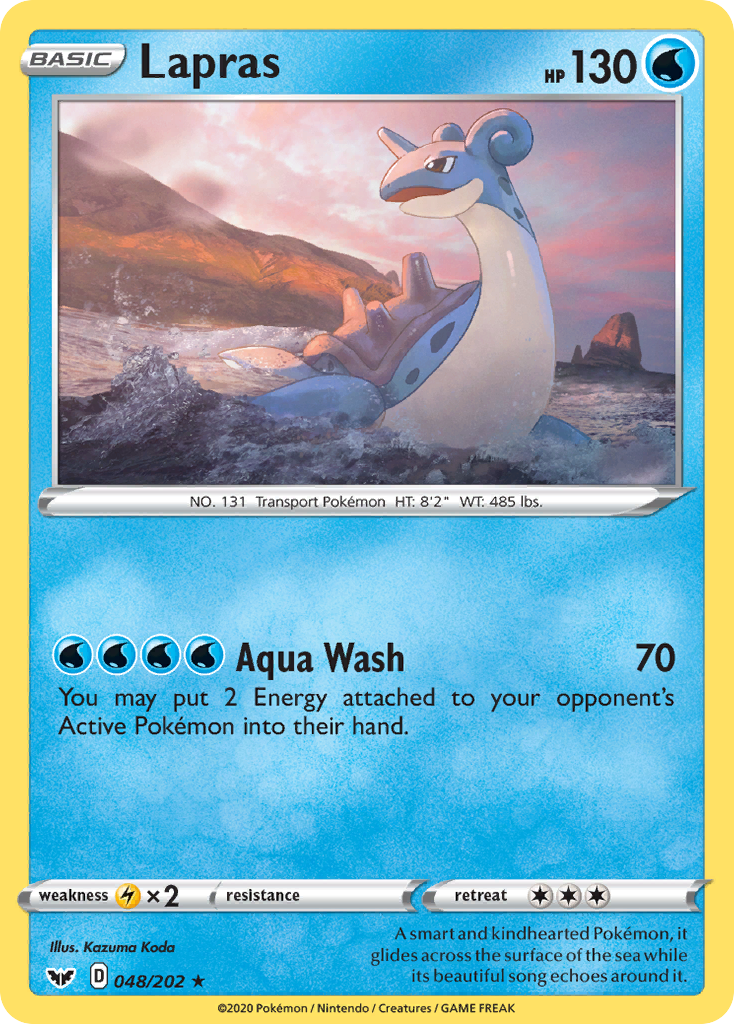 Lapras (048/202) [Sword & Shield: Base Set] | Gam3 Escape