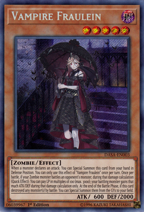 Vampire Fraulein [DASA-EN003] Secret Rare | Gam3 Escape