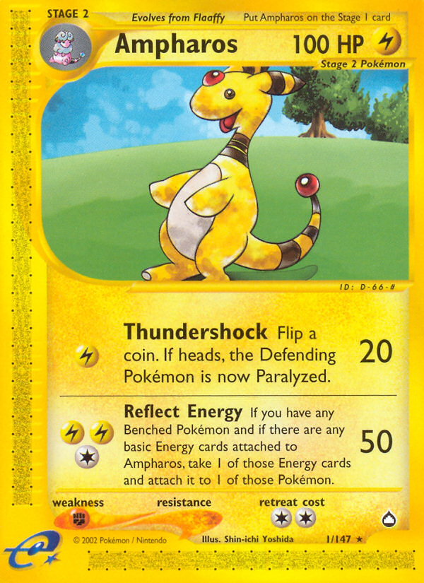 Ampharos (1/147) [Aquapolis] | Gam3 Escape