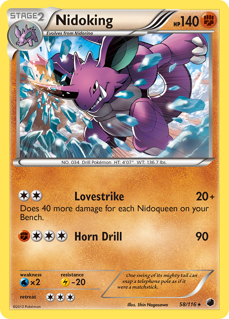 Nidoking (58/116) [Black & White: Plasma Freeze] | Gam3 Escape