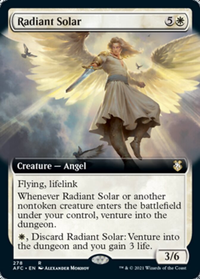 Radiant Solar (Extended) [Dungeons & Dragons: Adventures in the Forgotten Realms Commander] | Gam3 Escape