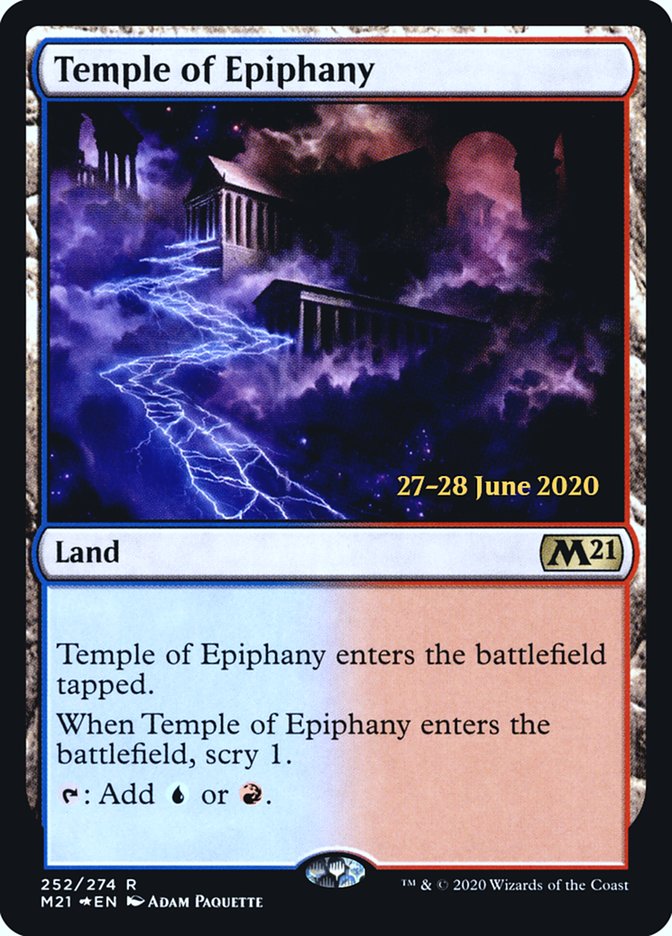 Temple of Epiphany  [Core Set 2021 Prerelease Promos] | Gam3 Escape