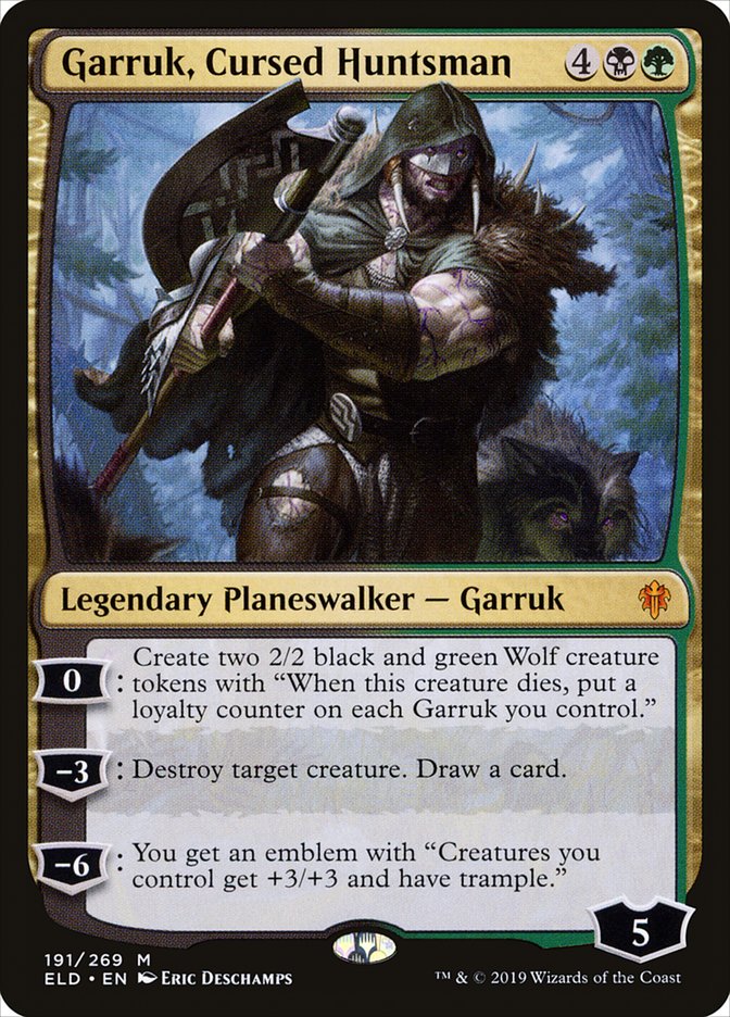 Garruk, Cursed Huntsman [Throne of Eldraine] | Gam3 Escape