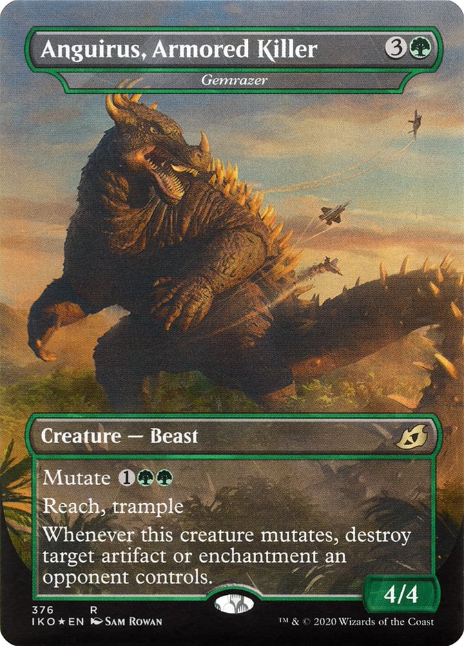 Gemrazer - Anguirus, Armored Killer (Extended Art) [Ikoria: Lair of Behemoths] | Gam3 Escape