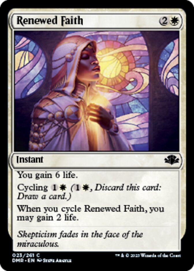 Renewed Faith [Dominaria Remastered] | Gam3 Escape