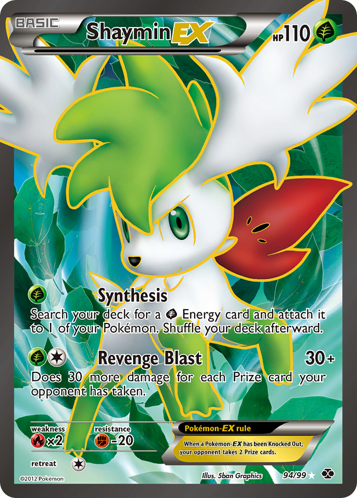 Shaymin EX (94/99) [Black & White: Next Destinies] | Gam3 Escape