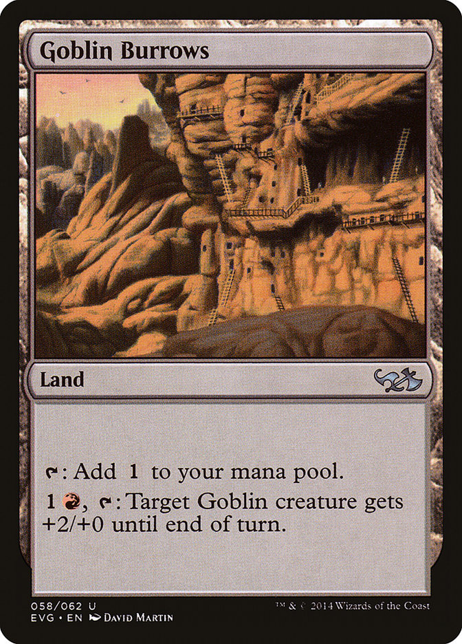 Goblin Burrows (Elves vs. Goblins) [Duel Decks Anthology] | Gam3 Escape