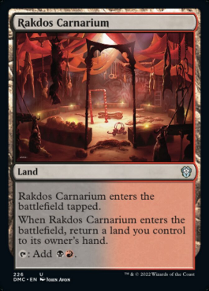 Rakdos Carnarium [Dominaria United Commander] | Gam3 Escape
