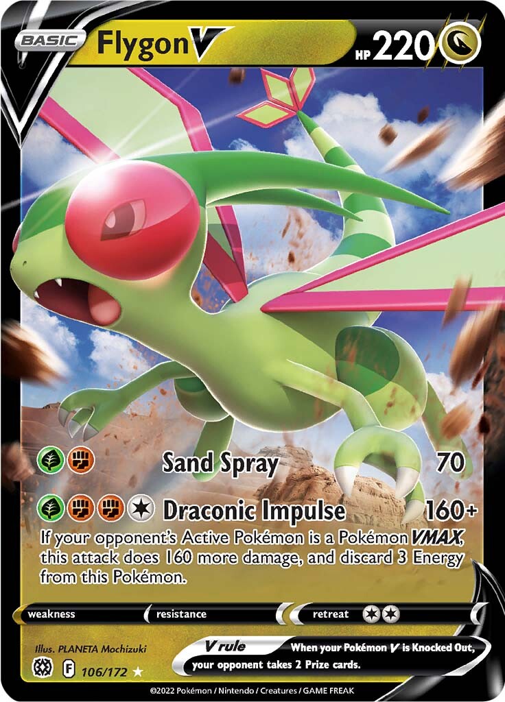 Flygon V (106/172) [Sword & Shield: Brilliant Stars] | Gam3 Escape