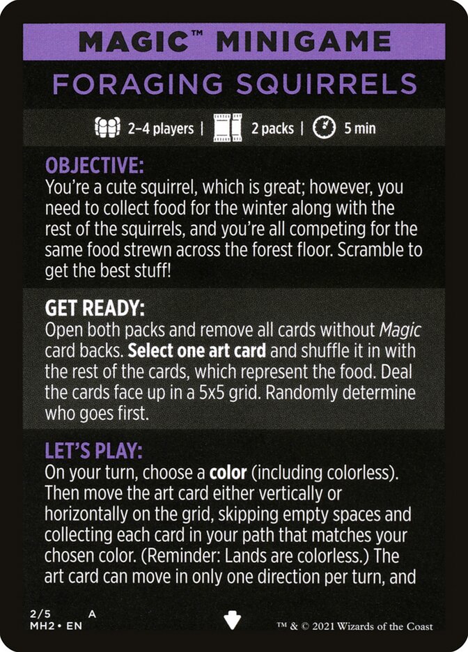 Foraging Squirrels (Magic Minigame) [Modern Horizons 2 Minigame] | Gam3 Escape