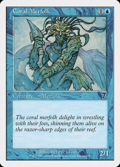 Coral Merfolk [Seventh Edition] | Gam3 Escape