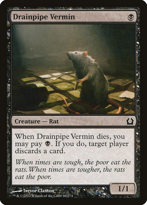 Drainpipe Vermin [Return to Ravnica] | Gam3 Escape