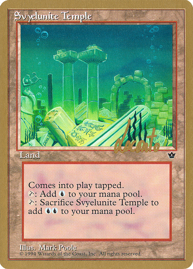 Svyelunite Temple (Michael Loconto) [Pro Tour Collector Set] | Gam3 Escape