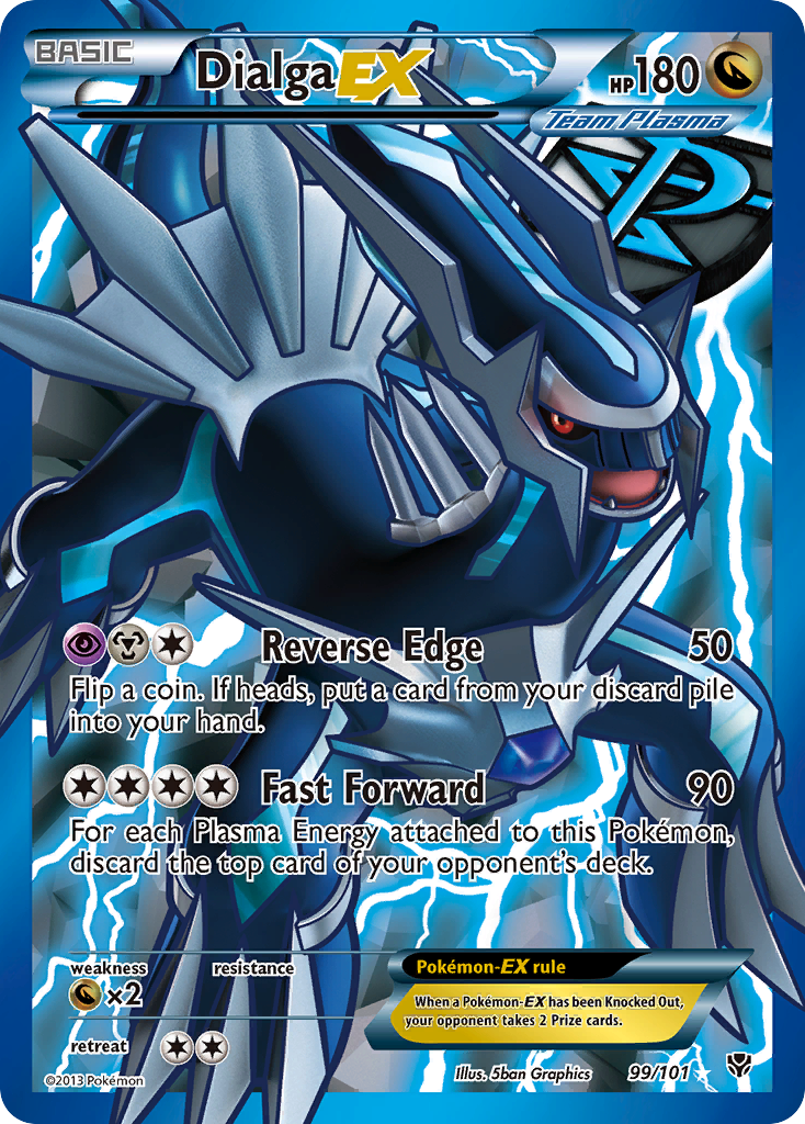 Dialga EX (99/101) [Black & White: Plasma Blast] | Gam3 Escape